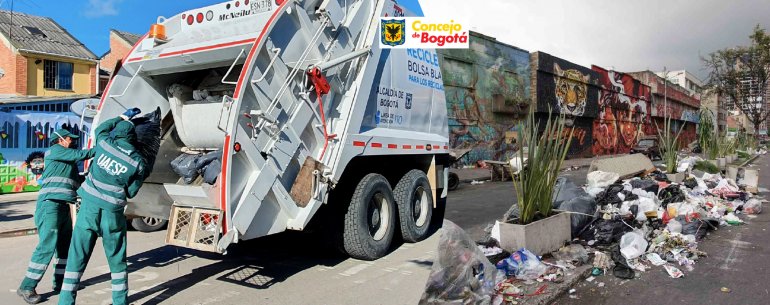 <p>Concejo de Bogotá advierte riesgos sanitarios por fallas en la estructuración del nuevo esquema de aseo</p>