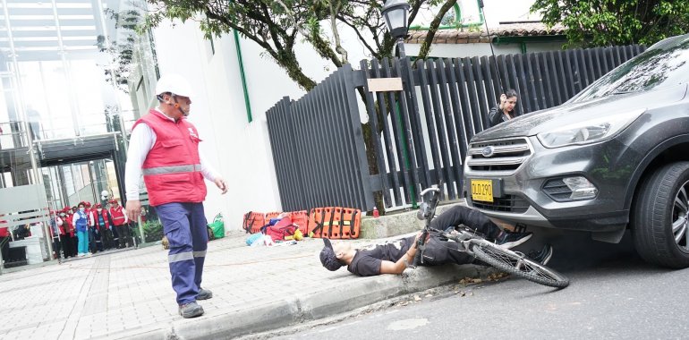 <p>El Concejo de Bogotá realizó con éxito Simulacro de Emergencia Vial</p>