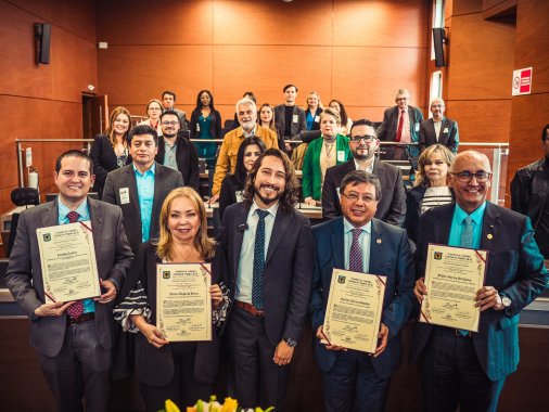 <p>El concejal Julián Rodríguez Sastoque exalta al sector solidario</p>