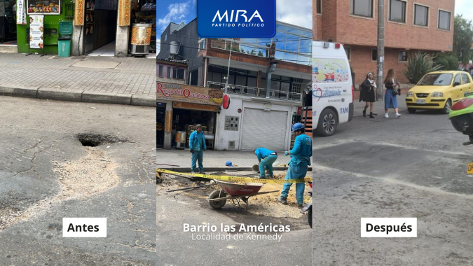 <p>A través de mesas de trabajo, y con el apoyo de la comunidad y el distrito, el Partido MIRA entrega resultados a la comunidad de Kennedy</p>