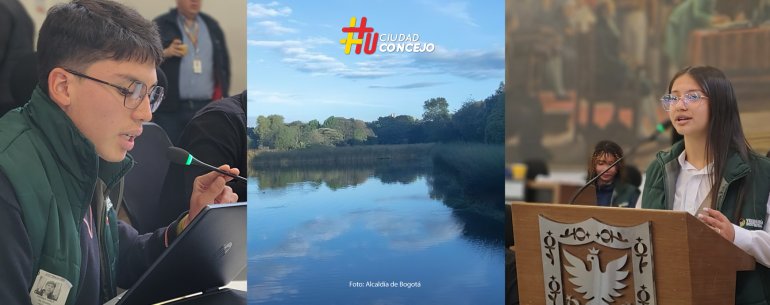 <p>Cabildantes estudiantiles revisaron acciones de la Administración Distrital para la conservación de humedales</p>