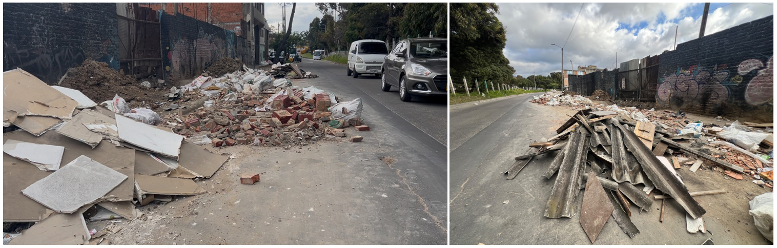 Foto actual canal de la Transversal 33 Sur