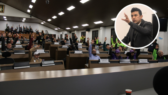 <p>La paciencia de los conductores de Bogotá llegó a su fin</p>