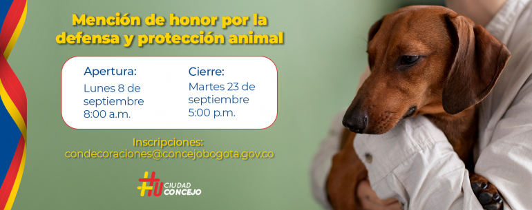 <p>Mención de Honor por la Defensa y Protección de los Animales 2025</p>
