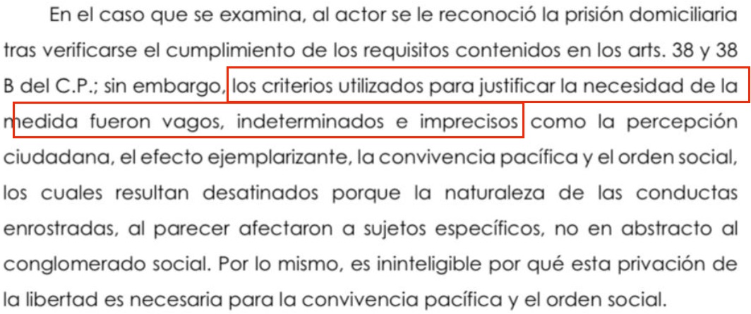 Fallo del Tribunal Superior de Bogotá
