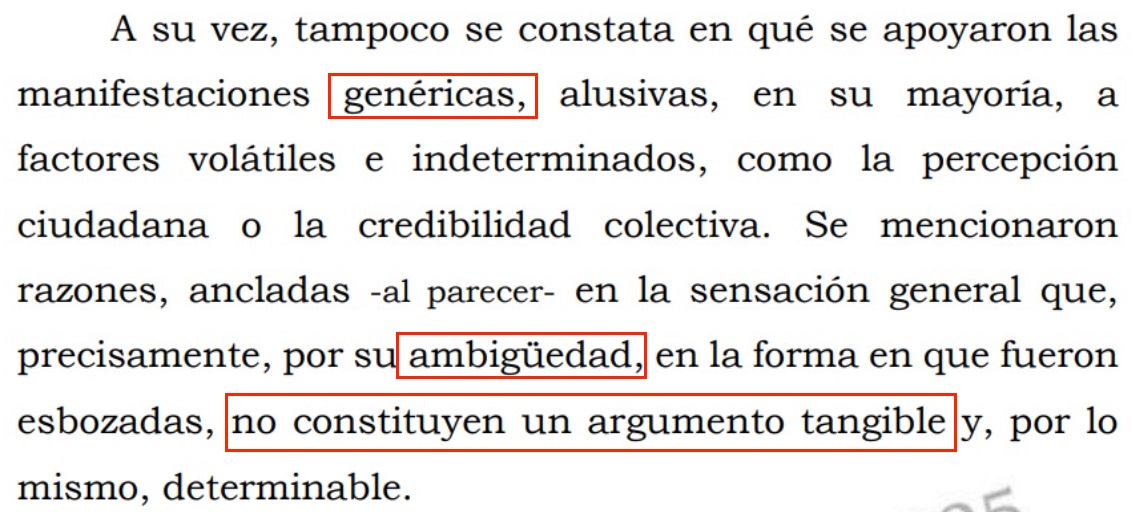 Fallo Corte Suprema de Justicia