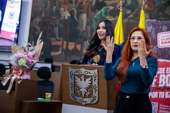 <p>En el Día Internacional de las Lenguas de Señas, la concejal Clara Lucía Sandoval impulsa proyecto para declarar la Lengua de Señas Colombiana como Patrimonio Cultural Inmaterial en Bogotá</p>