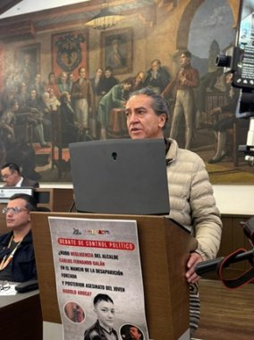 <p>Tras debate en el Concejo, el cabildante José Cuesta y la familia de Harold Aroca se reúnen con el Personero Distrital</p>