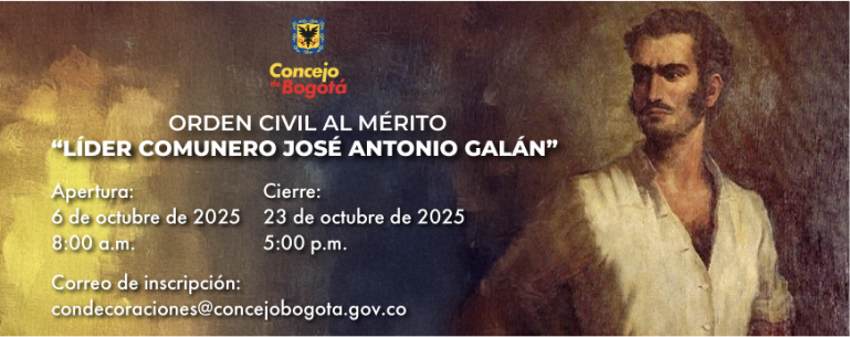 <p>Orden Civil al Mérito Líder Comunero José Antonio Galán 2025</p>