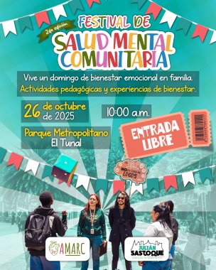 <p> Regresa el festival de salud mental comunitaria a Bogotá </p>