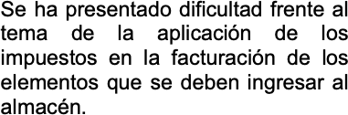 Imagen indicando que se ha presentado un dificultad
