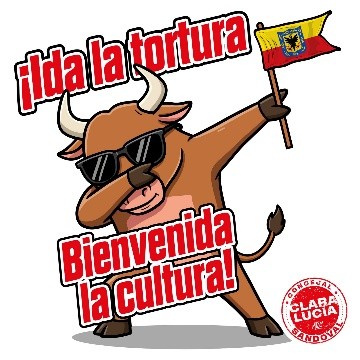 Logo "¡Ida la tortura Bienvenida la cultura!