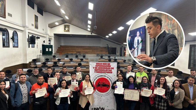 <p>Se lanzó oficialmente la Red de Información y Seguridad de Motociclistas y Conductores de Bogotá</p>