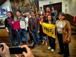 Concejalas de Bogotá otorgan reconocimiento al Polo Democrático Alternativo por sus 20 años de defensa de la justicia social