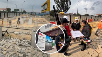 Concejal Julián Forero entrega buenas noticias: avanza la construcción del puente bicipeatonal del Centro Comercial Edén sobre la Avenida Boyacá