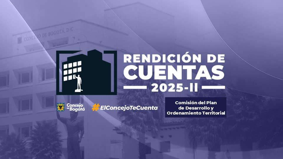 Imagen para visualizar la presentación de Rendición de cuentas de la Comisión del Plan