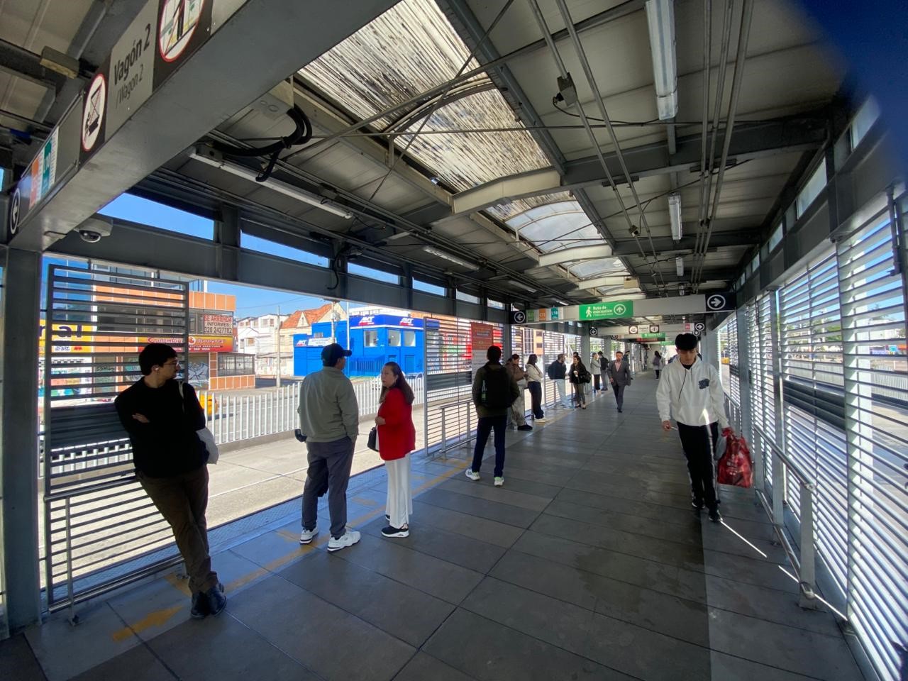 Fotografía estación Concejo de Bogotá