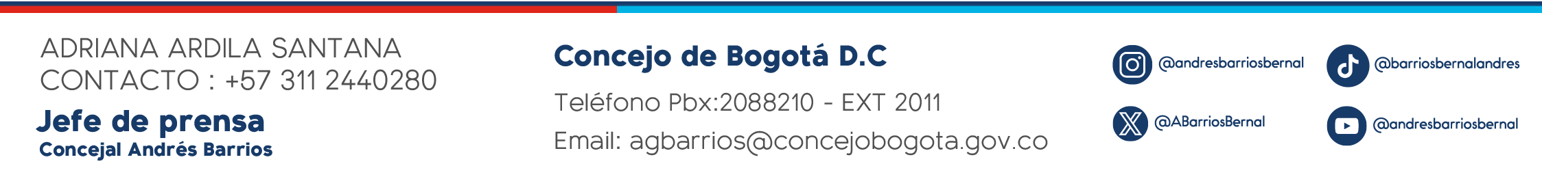 Pie de página comunicado H.C. Andres Barrios