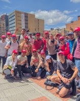 Concejal Araque ofreció servicio de calibración de llanta a ciclistas durante el Día sin Carro y sin Moto