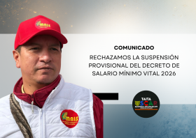 Rechazamos la suspensión provisional del decreto de salario mínimo vital 2026