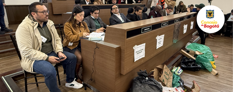 <p>Bogotá arroja 968 toneladas de residuos ilegales diariamente, alerta el Cabildo Distrital</p>