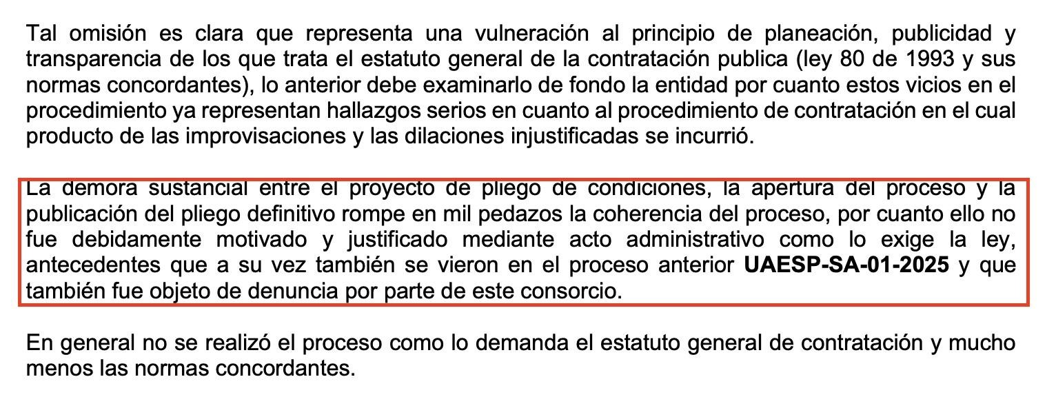 Tercera imagen de las observaciones