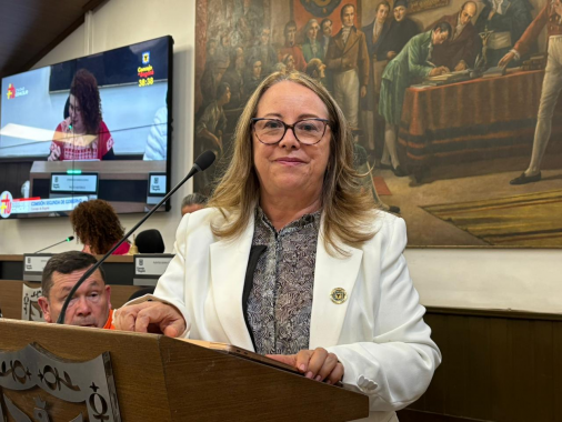 <p>Concejala Ana Teresa Bernal advierte crisis estructural en la educación de Bogotá: caída de matrícula, deserción en grado noveno y estigmatización docente</p>