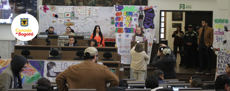 <p>Concejo de Bogotá conmemoró el Día Internacional de la Mujer con el foro 8M sobre participación y equidad</p>