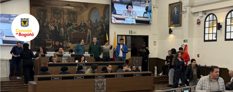 <p>Debate sobre la línea 123 y cámaras de reconocimiento de placas fue suspendido en Comisión de Gobierno del Concejo de Bogotá</p>