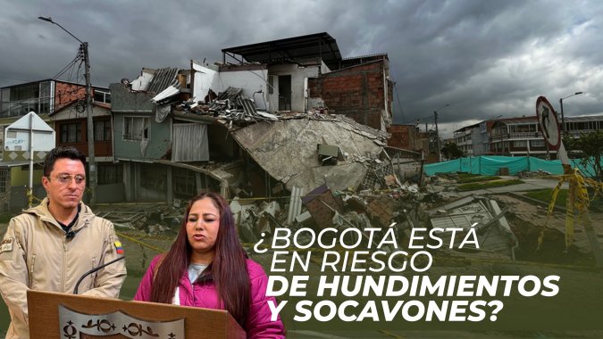 <p>Alerta en Bogotá: socavones podrían estar relacionados con fallas en redes de alcantarillado</p>