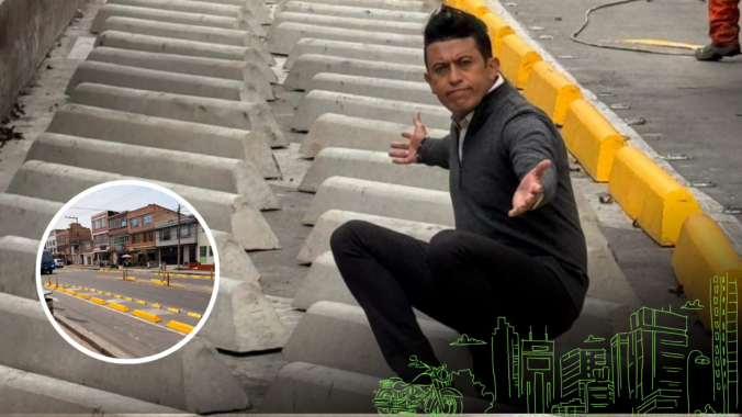 <p>Bogotá sumida en el caos… por los taches</p>