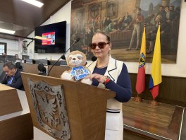 Desde el Concejo de Bogotá, Rocío Dussán visibiliza las historias de las niñas, niños y jóvenes víctimas del conflicto armado con una apuesta simbólica