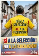 “La pelota no se mancha: sí a la Selección, no a la Federación”