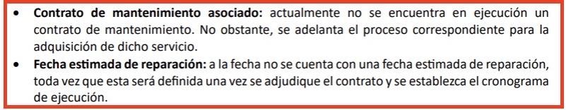 Imagen que responde a la pregunta sobre contrato de mantenimiento de las cámaras
