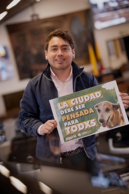 <p>Concejal Julián Triana impulsa protección a animales atropellados </p>