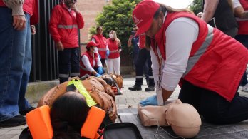 Concejo de Bogotá realizó el simulacro de atención de emergencias / Reanimación cardiopulmonar y uso D.E.A.