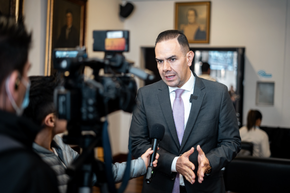 <p>Concejal Marco Acosta solicita militarizar puestos de votación para blindar la democracia en Bogotá</p>