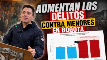 
Concejal Julián Espinosa alerta por aumento de delitos contra menores de edad en Bogotá
