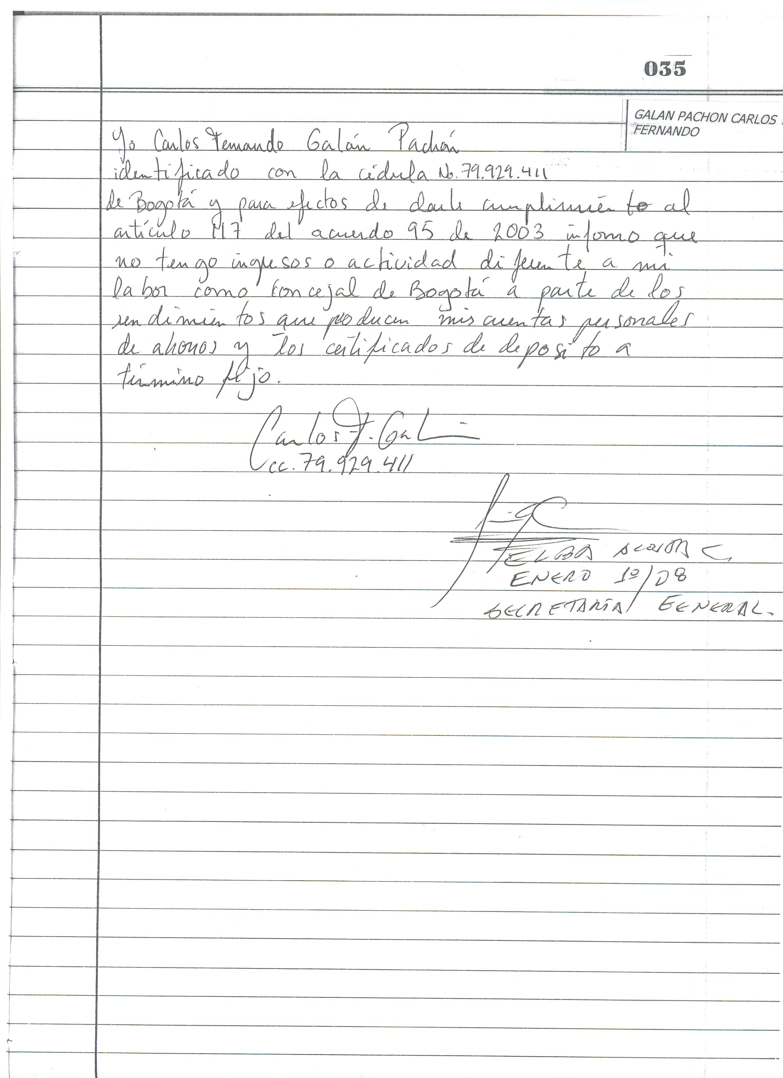 Registro de intereses privados