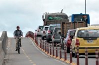 <p>Críticas por construcción de bicicarriles en Bogotá no frenan</p>