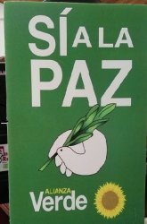<p>VERDES INICIAN CAMPAÑA POR EL SI</p>