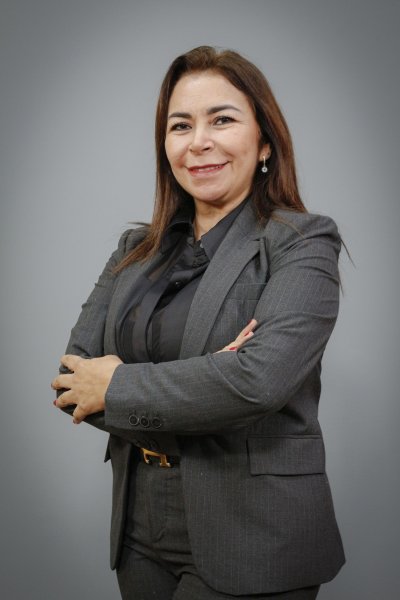 En esta imagen aparece Luz Angélica Vizcaino