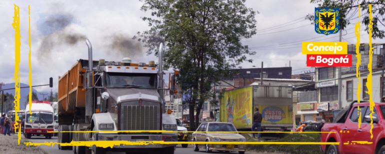 <p>Aprobado en primer debate Proyecto que busca reducir emisiones del parque automotor de carga en Bogotá</p>