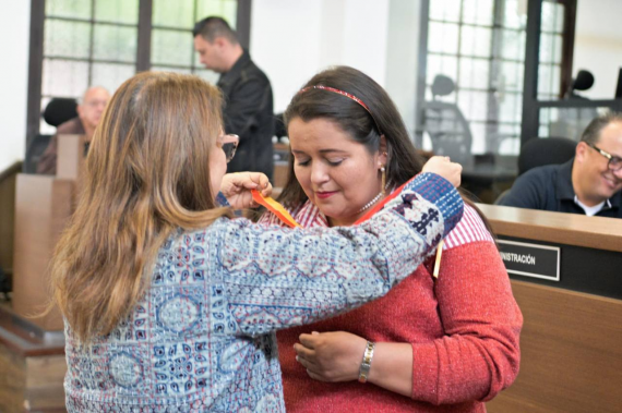 <p>Concejala Ana Teresa Bernal participa en reconocimiento a Xiomara Sánchez Reyes con la Orden Civil al Mérito JAVIER DE NICOLÓ, en el Grado Cruz de Oro</p>